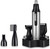 Nose Eyebrow & Facial Hair Trimmer for Men Women 5-in-1 Multifunctional Nose Hair Trimmer, Battery-Operated Trimmer withWaterproof, Dual Edge Blades for Easy Cleansing