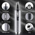 Nose Eyebrow & Facial Hair Trimmer for Men Women 5-in-1 Multifunctional Nose Hair Trimmer, Battery-Operated Trimmer withWaterproof, Dual Edge Blades for Easy Cleansing