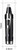 YREAJZVS Nose and Ear Hair Trimmer, 2-in-1 USB Rechargeable Clippers for Men and Women, Waterproof Stainless Steel Heads, Easy to Clean and Carry, Black
