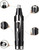 YREAJZVS Nose and Ear Hair Trimmer, 2-in-1 USB Rechargeable Clippers for Men and Women, Waterproof Stainless Steel Heads, Easy to Clean and Carry, Black