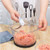 FJIESGKQ Meat Grinder Household Electric Mixer Multi-function Minced Vegetables Small Machine Automatic
