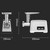 XJPWZER Electric Meat Grinder Meats Mincer Household Sausage Maker Food Grinding Mincing Machine,Home Kitchen(D)