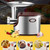 XJPWZER Meat Grinder Electric,Sausage Stuffer and Metal Food, Small Commercial Stainless Steel