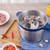 XJPWZER Meat Grinder, Electric Food Chopper, Stainless Steel Kitchen Processor for, Vegetables, Fruits