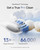 Laifen Wave Pro Toothbrush, 60° Oscillation & Pressure Sensor, Blue ABS