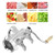 FJIESGKQ Manual Meat Grinder Aluminium Alloy Mincer Vegetable Grinding Machine for Home Kitchen Use