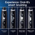 Oral-B Rechargeable Electric Toothbrush, iO7 Limited Deep Clean + Protect, 5 Cleaning Modes, Interactive Display, Visible Pressure Sensor, 2 Brush Heads, Charging Travel Case, White