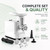 CHEFFANO Meat Grinder, [2500W Max] Electric Meat Grinders with, 2 Grinding Blades, 3 Plates, Sausage Stuffer, Kubbe Kit, for Home Kitchen Use, 3-In-1 Heavy Duty Mincer