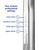 Supersmile Zina45 Deluxe Sonic Pulse Toothbrush, Silver, Rechargeable