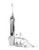 Supersmile Zina45 Sonic Pulse Toothbrush, Rechargeable Electric
