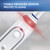 Oral-B GENIUS X Electric Toothbrush with 3 Oral-B Replacement Brush Heads and Toothbrush Case, White (Packaging May Vary)