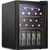 Antarctic Star Beverage Refrigerator Cooler Black, 1.7 Cu.ft, 40°F to 61°F, Mini Fridge for Soda, Beer, Wine, Glass Door,Adjustable Shelves & Digital Temperature beverage cooler for Home, Office Bar
