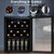 Antarctic Star Beverage Refrigerator Cooler Black, 1.7 Cu.ft, 40°F to 61°F, Mini Fridge for Soda, Beer, Wine, Glass Door,Adjustable Shelves & Digital Temperature beverage cooler for Home, Office Bar