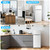 Antarctic Star 4.5 Cu.Ft Compact Refrigerator,Mini Fridge With Freezer,Double Door,Adjustable Removable Glass Shelves for Dorm,Office,Kitchen,WHITE