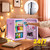 Kikihouse 22L/30Cans Mini Fridge for Bedroom, Portable Cooler & Warmer
