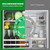 2.4 Cu.ft Mini Fridge with Top Freezer Apartment Size Dual Door Compact Refrigerator for Personal Use Small Fridge with Egg tray, 7 Temperature Control For Dorm, Silver