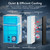3.1 Cu.Ft Mini Fridge with Freezer for Bedroom Office, Silver