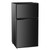 3.2 Cu.Ft Mini Fridge with Freezer, 2 Door Small Refrigerator with Adjustable Thermostat Energy-efficient Low Noise, Compact Fridge for Bedroom, Office, Dorm, Black