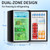 DOGHLY 3.2 Cu.Ft Mini Fridge with Freezer, Single Door Compact Refrigerator
