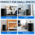 DOGHLY 3.2 Cu.Ft Mini Fridge with Freezer, Single Door Compact Refrigerator