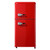 Tidyard 3.5 Cu.Ft Compact Refrigerator, 2 Door Mini Fridge with Freezer, Adjustable Thermostat Glass Shelves for Dorm, Office, Apartment, Bedroom