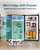 3.2 Cu Ft Mini Fridge with Freezer, Single Door Upright Freezer