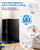 3.2 Cu Ft Mini Fridge with Freezer, Single Door Upright Freezer