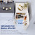 ZHYBKNLEZ Compact Mini Fridge 4.5 cu.ft with Freezer, White
