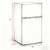 ZHYBKNLEZ Mini Refrigerator 3.2 Cu.Ft with Top Freezer, White