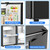 Electactic 1.6 Cu.ft Mini Fridge, Compact Refrigerator, Single Reversible Door, Ultra Quiet, Energy Efficient for Office, Dorm, Bedroom, Apartment, Black