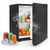 JustSmart Mini Fridge with Freezer, Single Door Compact Refrigerator 1.6 Cu Ft - LED Light, Adjustable Shelves & Thermostat - Quiet, Energy Efficient for Dorm, Office, Bedroom, Kitchen, Bar, 47L (1.6