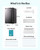 EUHOMY Mini Fridge with Freezer, 3.2 Cu.Ft Compact Refrigerator for Dorm