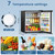 Electactic 1.3 Cu.Ft Mini Fridge, Single Door Compact Refrigerator