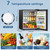 Electactic 1.3 Cu.Ft Mini Fridge, Single Door Compact Refrigerator
