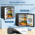 Electactic 1.3 Cu.Ft Mini Fridge, Single Door Compact Refrigerator