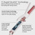 T3 Switch Kit Classic Trio Professional Interchangeable Curling Iron with 3 Ceramic Clip Barrels for Curling and Waving, 9 Adjustable Heat Settings & Ion Generator