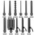 UMKLSW Electric 5 in 1 Hair Waver Pear Flower ConeRoller Curling Wand Professional Curler Iron Ceramic Styling Tool