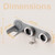 HAVICATO Magnetic Hair Dryer Holder Wall Mount, Gray
