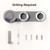 HAVICATO Magnetic Hair Dryer Holder Wall Mount, Gray