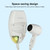 Conair Wall Mount Hair Dryer, Built-In LED Night Light, 1600W, White