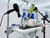 Blow Dryer Stand Hands Free with Universal Hair Dryer Holder, Stable Heavy Duty Base, Adjustable Height 25" to 69", Free Hands to Do Other Things