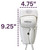Jerdon Wall-Mount Hair Dryer - Plug-in with Night Light - Black - JWM8CB