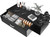 4ever2buy Wall Mount Salon Station, Black Barber Station Organizer with Drawer and Shelves, Hair Salon Station with 3 Dryer Holders, Salon Station Wall Mount for Hair Stylist