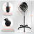 TASALON Professional Hooded Bonnet Hair Dryer Stand, Rolling Wheels & Timer