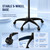 JupiterForce Professional Hooded Floor Hair Dryer 1300W Adjustable Stand Up Bonnet Hair Dryer with Rolling Wheels for Home Salon Spa Beauty Equipment