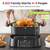 SUNVIVIPRO 6.5QT Programmable Multi‑Cooker with Steamer & 8 Preset Modes