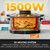 Homtone 6.5Qt 11-in-1 Multi Cooker, Programmable Slow Cooker with Sear, Sous Vide & Rice Function for Family Meals, Temperature Control, One-Pot Cooking, Easy Cleanup