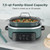 8-in-1 Multi Cooker 7.5 Qt Slow Cooker Steamer Electric Dutch Oven