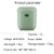 WEHISFD Electric Rice Cooker Portable Multicooker Intelligent Appointment Cooking Pot Insulation Food Warmer 1.2L Kitchen Appliance(E)