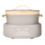 LUGBAR 10-in-1, 8 Qt Multi-Cooker with Bamboo Steamer Insert, 7 Preset Functions, and EverGood Ceramic Nonstick Coating Drew Barrymore (Porcini Taupe)